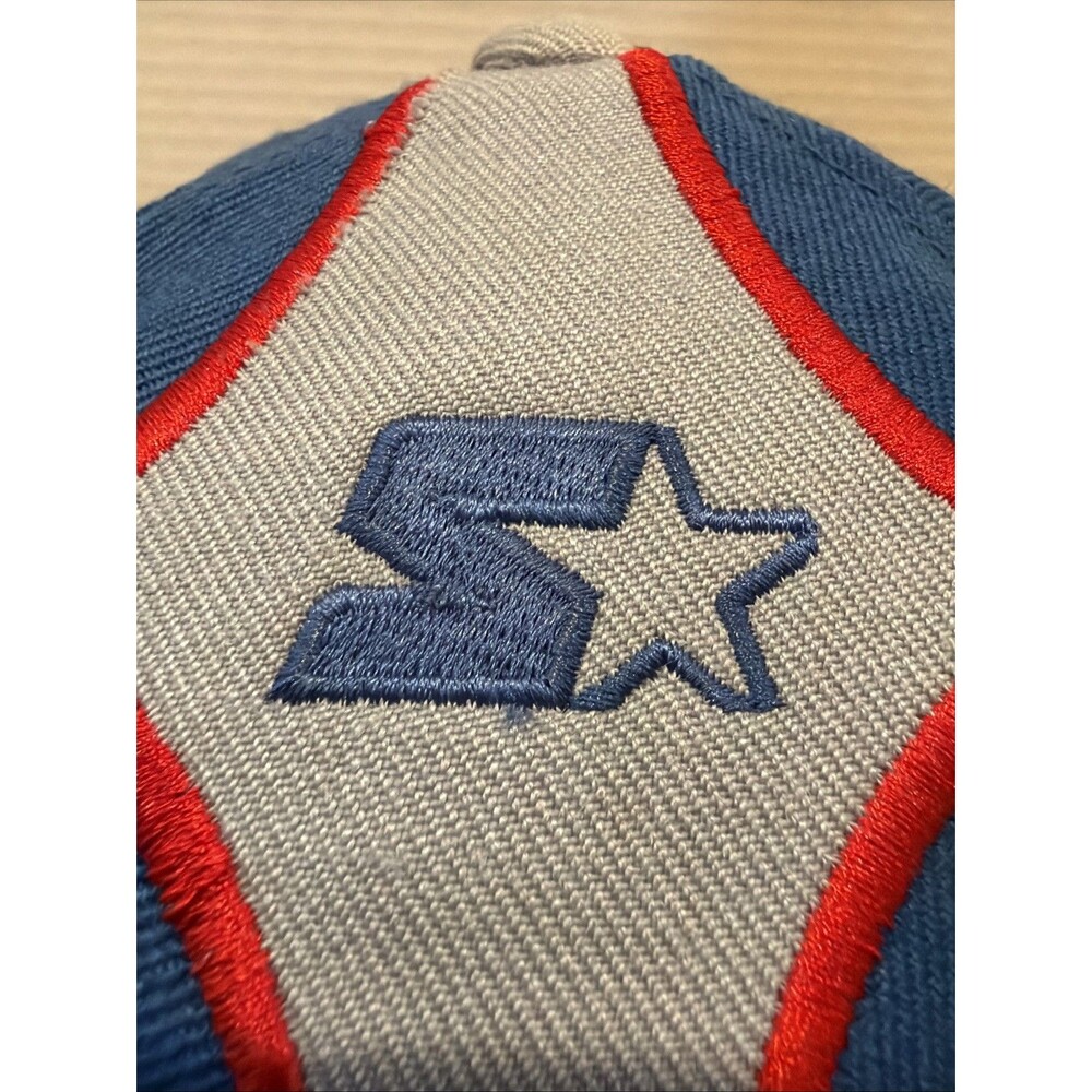 Vtg Columbus Blue Jackets Starter Snapback Hat Stinger Logo NHL 2000s RARE - Picture 4 of 7